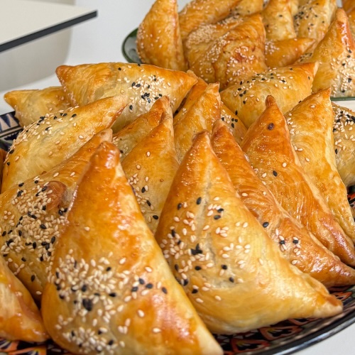 Samsa sortis du four